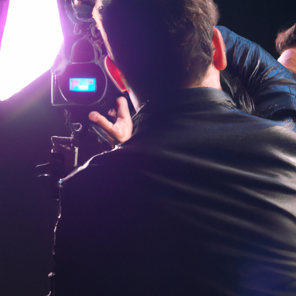 Clase de actuación en cámara con estudiantes ensayando en estudio